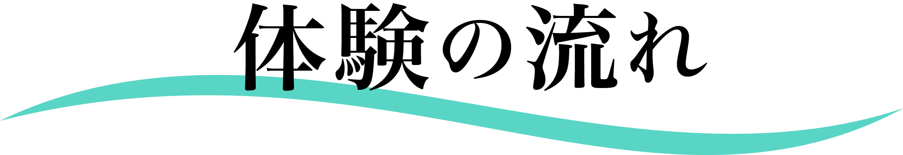 体験の流れが記載されている画像