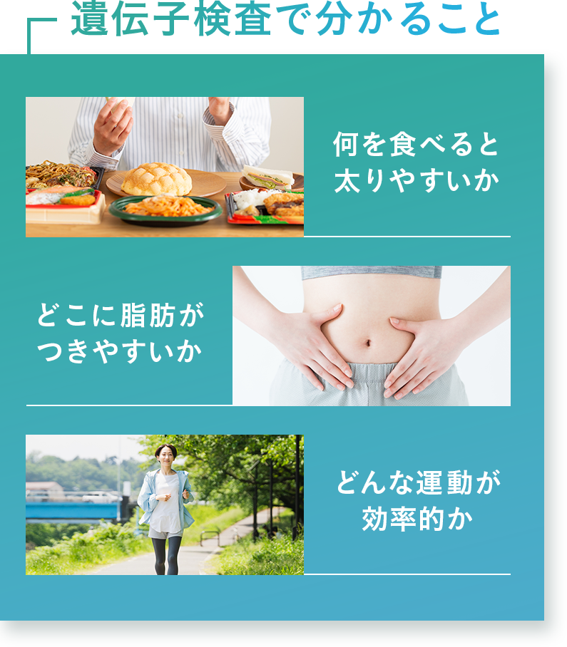 遺伝子検査で分かること